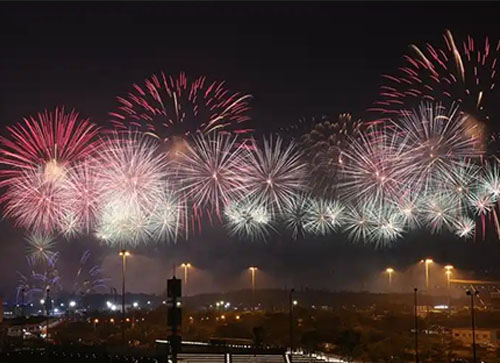 灵川县焰火晚会